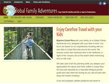 Tablet Screenshot of globalfamilyadventures.com